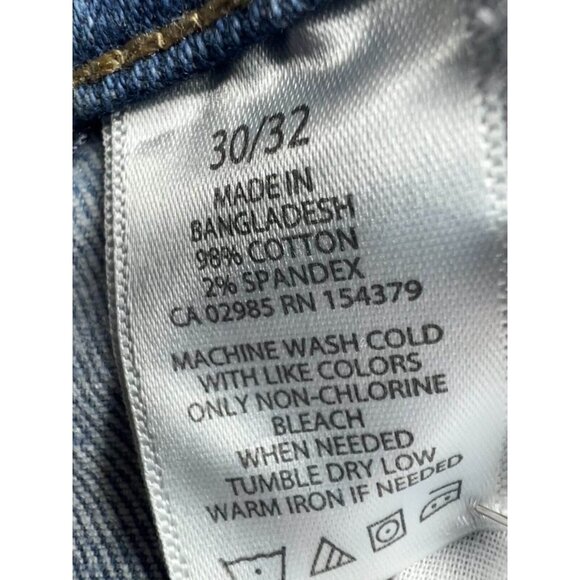 Aeropostale Jeans Women 30 Blue Slim Straight Leg Light Wash Mid Rise Ankle - Picture 13 of 13